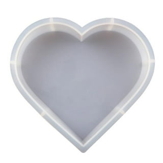 1pc Diy Crystal Resin Mold - 9-grid Mirror Finish Heart Shaped