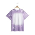 thumbnail image 2 of Ketyyh-chn99 Girls Tops Kids Baby Girls Short Sleeve Shirt Tops Purple,120, 2 of 3