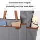 thumbnail image 5 of Bolso de hombro de lona bolso de mano casual mochila bolso bolso mochila para mujer, 5 of 7