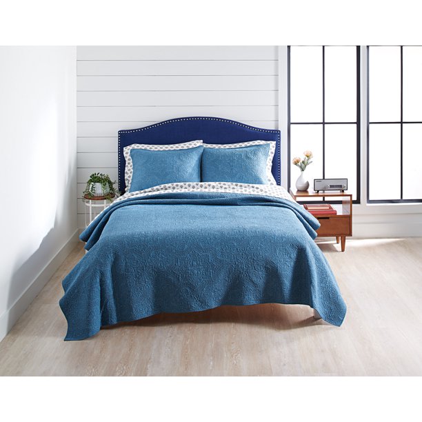 Better Homes & Gardens Chambray Full/Queen Quilt - Walmart.com