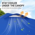 thumbnail image 6 of EAGLE PEAK 8 x 8 Pop Up Canopy Tent Instant Outdoor Canopy Easy Set-up Straight Leg Folding Shelter, 6 of 10