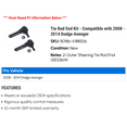 thumbnail image 2 of Tie Rod End Kit - Compatible with 2008 - 2014 Dodge Avenger 2009 2010 2011 2012 2013, 2 of 2