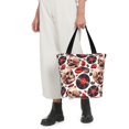 thumbnail image 4 of KLL Tote Bag for Women record lips Skull Print Shopping Grocery Reusable Bags for Office School Shopping Travel, 4 of 6