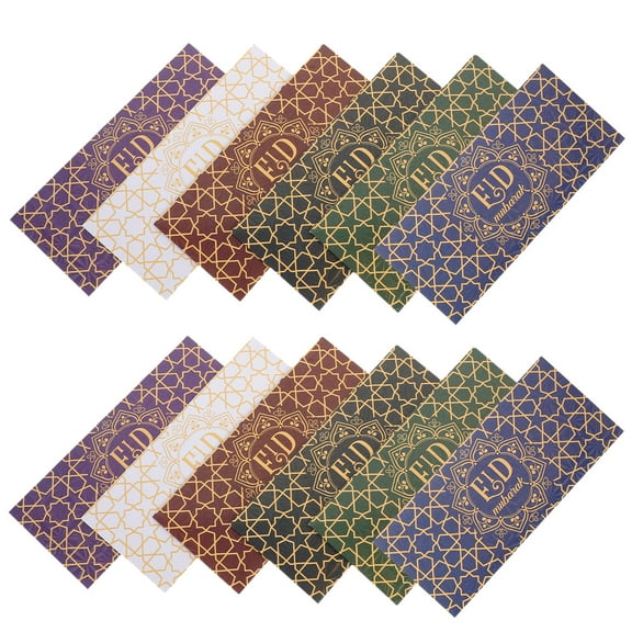 OFFIGAM Ramadan Money Envelopes for Eid Celebrations, 12 Pack, Festive Envelopes for Holiday Giving