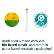 Philips Sonicare Genuine W Diamondclean Replacement Toothbrush Heads, 2 Brush Heads, White, HX6062/65