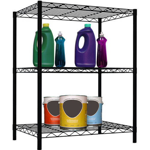 Home Basics 3-Layer Black Wire Shelf