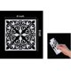 thumbnail image 4 of Paquete de 16 plantillas de Mandala, juego de plantillas de azulejos, plantillas reutilizables, herramienta de plantillas de pintura de punteo de Mandala, 4 of 4