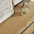 thumbnail image 6 of WAMPAT Dresser for Bedroom, Closet Organizers and Storage with 9 Drawers, Chest of Drawers with Metal Base, Wooden Modern Dresser for Living Room, Bedroom, Entryway, Oak, 6 of 6