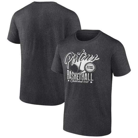 Men's Charcoal Detroit Pistons Winner T-Shirt