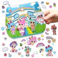 thumbnail image 2 of Kindi Kids Plastic Puffy Sticker Playset - multicolored, 2 of 9