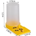 thumbnail image 2 of Beehive Beekeeping Water Dispenser Bee Drinking Beekeeping Equipment Honey Beehive Entrance Feeder Nest Beekeeper Tools (White Yellow), 2 of 7