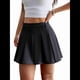 thumbnail image 3 of Faldas Plisadas para Mujer, Minifalda de Cintura Alta, Estilo o Tenis, Corte A, Estilo Animadora. Negro M, 3 of 10