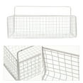 thumbnail image 3 of Monyance over cabinet door organizer Wire Kitchen Cabinet Door Storage Basket Organizer Rack(10.43X6.1X4.72Inches), 3 of 10