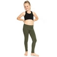 thumbnail image 2 of Stretch Is Comfort Girl's Cotton Leggings | Child Size 4 -14, 2 of 5