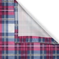 thumbnail image 3 of Ambesonne Plaid Kitchen Curtains, Pink and Blue Tartan, 55"x39", Blue Pink Grey, 3 of 3