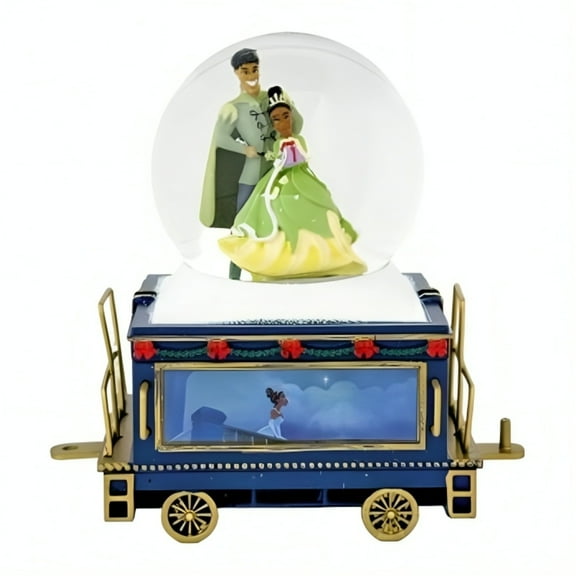 The Bradford Exchange Disney’s Wonderland Express Miniature Snow Globe Collection Issue #21: Winter Wishes Handcrafted Snow Globe Train with Music 3 to 4.5-inches