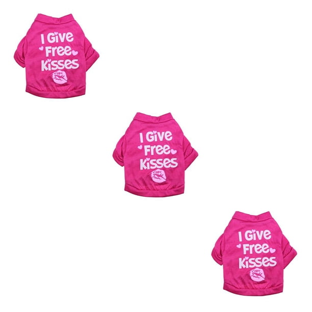 Methold Ropa Camisa Verano Patrón Impresión Moda Disfraces Ropa Abrigo Belleza para mascota Perro Cachorro Bulldog Rosa Rojo M Type1 NO1