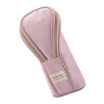 thumbnail image 1 of LOVIVER Cloth Pen Case Supplies Large Capacity Handheld Stationery Storage Organizer Pink, 1 of 7
