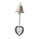 thumbnail image 5 of Adorno de campana navideña, decoración para el hogar, metal, único, adorno colgante para árbol de Navidad Campana de corazón, 5 of 9