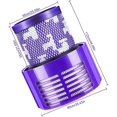 thumbnail image 4 of Paquete de 2 filtros para Dyson V10, filtro de repuesto lavable para Dyson V10 Absolute Cyclone Serie Animal Total Clean Aspiradora SV12 Reemplazar con #DY-969082-01, 4 of 5