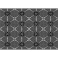 thumbnail image 1 of Ahgly Company Machine Washable Indoor Rectangle Transitional Dark Gray Black Area Rugs, 6' x 9', 1 of 7