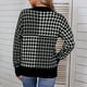 thumbnail image 5 of Suéteres para mujer Suéteres de otoño Cuello redondo Moda Patchwork Manga larga Pullove Casual Tops Odeerbi ODB-5, 5 of 6
