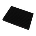 thumbnail image 3 of fenteer Rings Display Tray Ear Studs Organizer for Rings Studs Earrings Bedroom Home Black, 3 of 8