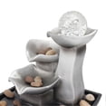 thumbnail image 4 of Indoor Tabletop Fountain, Zen Waterfall Feature for Desktops, Colors Randomly Assorted, Resin Construction Ensuring Durability and Continuous Water, 4 of 5