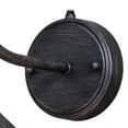 thumbnail image 2 of Outland 1 Light Dusk to Dawn Black Gold Farmhouse Barn Dome Outdoor Wall Lantern, 2 of 4