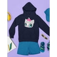 thumbnail image 3 of Cute Cat With Bow Hoodie Juniors -Image by Shutterstock,  Medium, 3 of 4