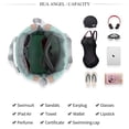 thumbnail image 3 of Mochila con cordón para gimnasio, mochila impermeable para viajes, senderismo, natación, bolsa deportiva con compartimento para zapatos para hombres, mujeres y niñas Namotu CZYD-XM32-3, 3 of 7