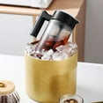 thumbnail image 4 of YAOMOBB Ergonomic Handle Cold Brew Pot Cold Brew Coffee Tea Brewer 1300ML Double Wall Glass with Mesh Filter Shatter resistant Handle, 4 of 6