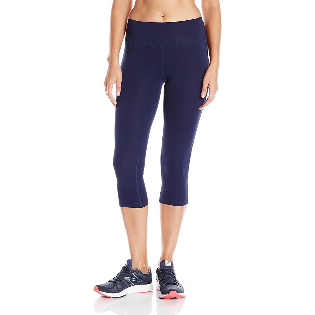 New Balance Women's Black Capri Leggings WP53853, Navy Blue, S - Walmart.com
