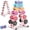 Pink, variant on 6-Tier|5-Tier|4-Tier Dumbbell Rack Stand Only, Weight Rack for Home Gym Storage Stand for Weights Metal A-Frame Strength Training Dumbbell Holder with Handle (Dumbells not Included)