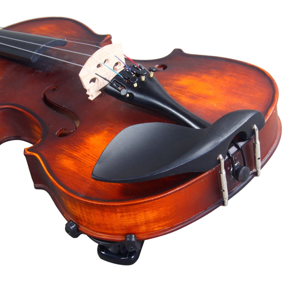 New 3/4 Acoustic Violin for Kids Boys Girls, Solid Wood Violin Acoustic Starter Kit with Violin Fiddle Case, Bow, Rosin, Shoulder Rest, Electronic Tuner, Brown Violin Outfit Set for Beginners Students