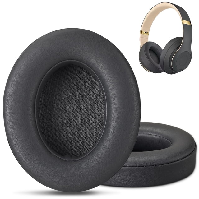 Beats Studio 3 Beats Studio 3 Coussinets de Remplacement Gris Coussinets d'Oreille Sans Fil de Remplacement pour Beats Studio 3 Beats Studio 2 Beats Studio 3 Coussinets d'Oreille Sans Fil (Gris Titane)