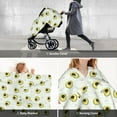 thumbnail image 6 of Car Seat Cover Baby - Avocado of a Hear Breathable Infant Car Seat Cover for Baby Carseat, Lightweight Comfort Baby Essentials Must Haves Newborn Stuff for Girl Boy, 6 of 7