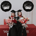 thumbnail image 3 of PMU Graduation Cap 18in Mylar Balloon Black Pkg/1, 3 of 4