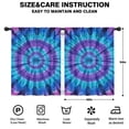 thumbnail image 2 of Blackout Kids Curtains,Blue Purple Tie Dye Pattern Childrens Insulated Curtains Set Of 2,Bedroom Essentials,Toddler Room Decor 42"x54", 2 of 5