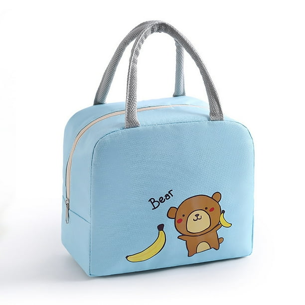 Bolsa de almuerzo bolsa de almuerzo con aislamiento bolsas de almuerzo para estudiantes bolsa de almuerzo linda caricatura impermeable aislado gran capacidad bolsa bento para la ANGGREK Otros