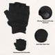 thumbnail image 3 of Guantes sin dedos para hombres Uxcell, guantes de medio dedo, guantes transpirables para entrenamiento, color negro, 1 par, XL, 3 of 6