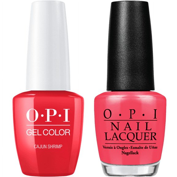 OPI GELCOLOR MATCHING LACQUER CAJUN SHRIMP #L64