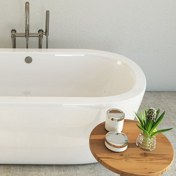 pelham & white luxury 67 inch free standing bathtub with modern tub
