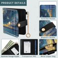 thumbnail image 5 of Small Wallet For Women Bifold Leather Pocket Coin Credit Card Holder With RFID Blocking The Sky Is Dotted with Stars, 5 of 6