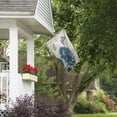 thumbnail image 6 of 36x60 inch Garden Hanging Flag Square Double Sided Flag Garden Garage nd Patio Decorative Flag Blue Flower with Butterflies, 6 of 6