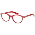 thumbnail image 2 of EYEBOBS-2885 SOFT KITTY 99 Oval Reading Glasses Red Rhinestones +2.50, 2 of 3