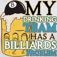 thumbnail image 3 of CafePress - Billiards Drinking Team Light T Shirt - Men's Classic Graphic T-Shirt, 3 of 4