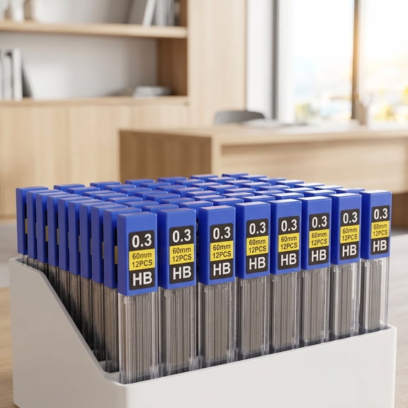 20 Boxes of 0.5mm Black Mechanical Pencil Refills for Carpenters, Designers, Precision Drawing and Detailed Work