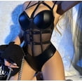 thumbnail image 2 of Sexy Body Mediano Negro Con Malla, Detalles En Pu Y Arnés, 2 of 6