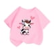 thumbnail image 1 of Playeras Negras Para Hombre Algodon, Camiseta De Manga Corta Con Cuello Redondo Y Estampado A La Moda Para Niñas Y Niños, Camiseta Holgada De Verano, Camisetas Casuales, 1 of 4